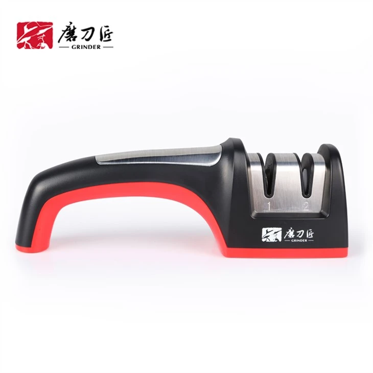 two stages knife sharpener